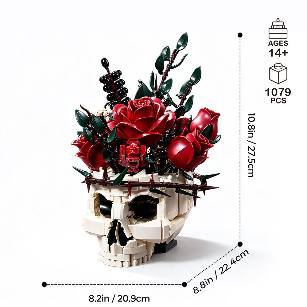 Rose Hourglass Building Block Set