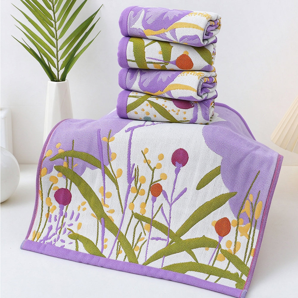 Dreamy Purple Series Towels – Set of 4