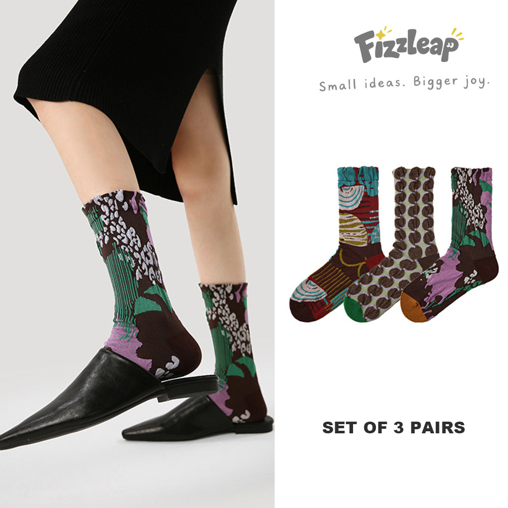 Dappled Pine Shadow Socks
