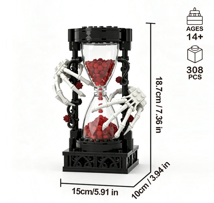 Rose Hourglass Building Block Set