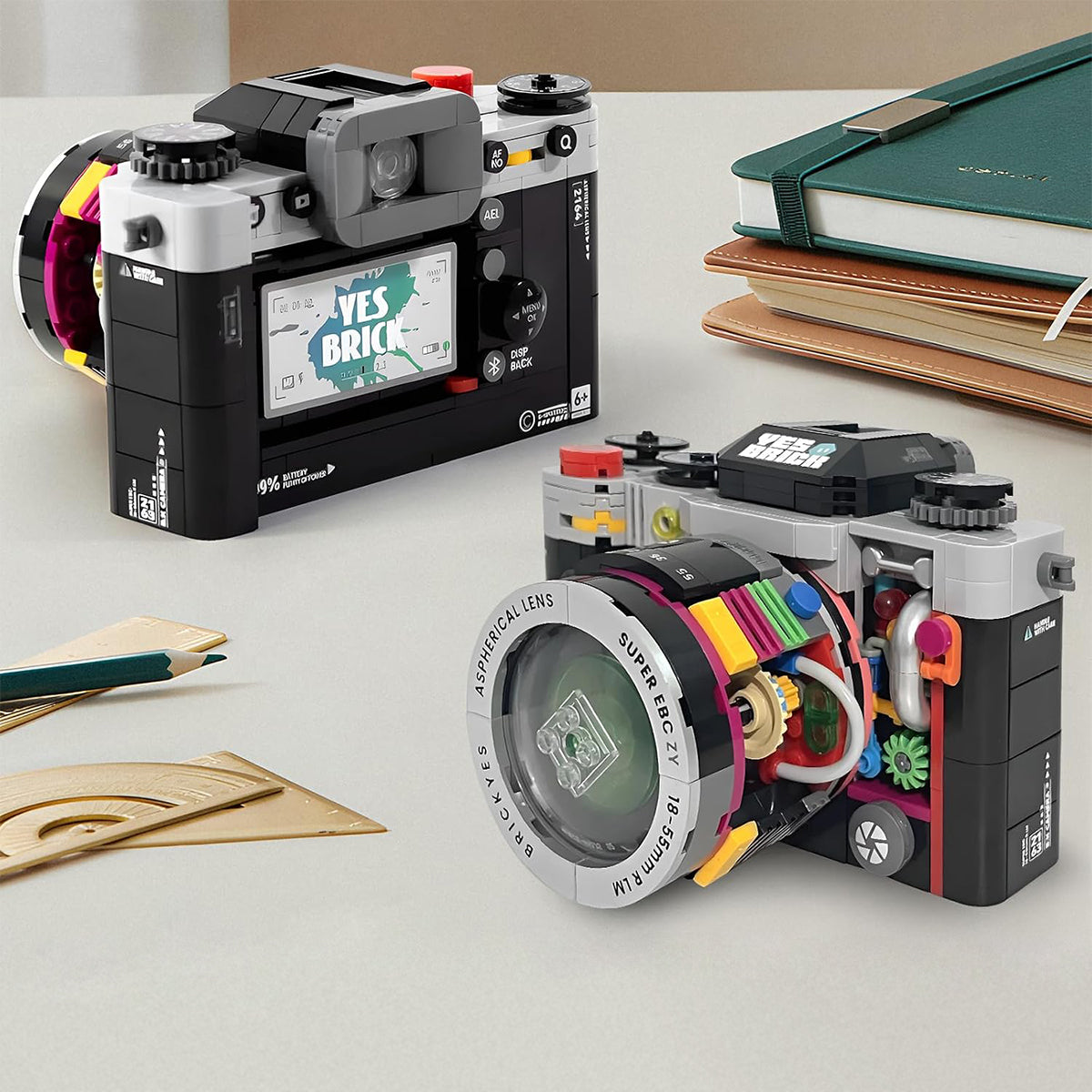 Retro Camera Building Blocks Set