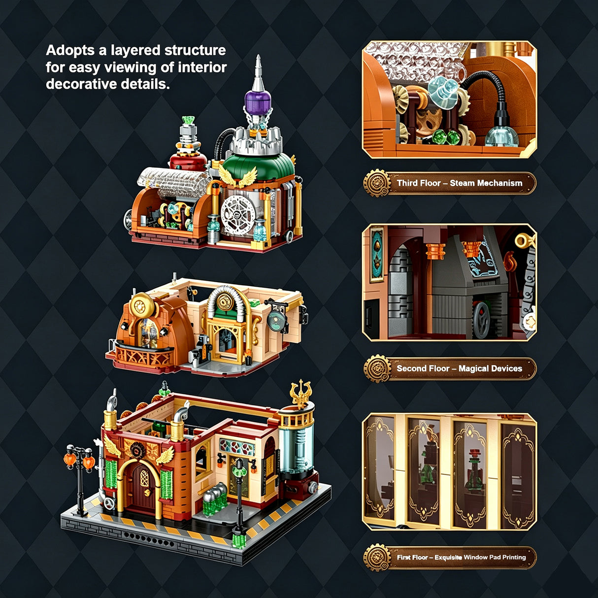 Steam Magic Workshop – Building Block Set