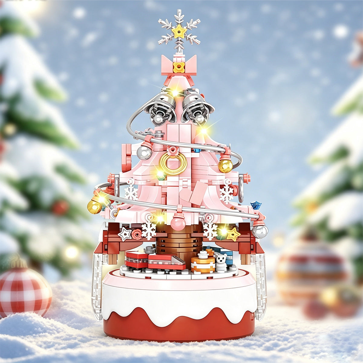 Christmas Music Box Building Block Set