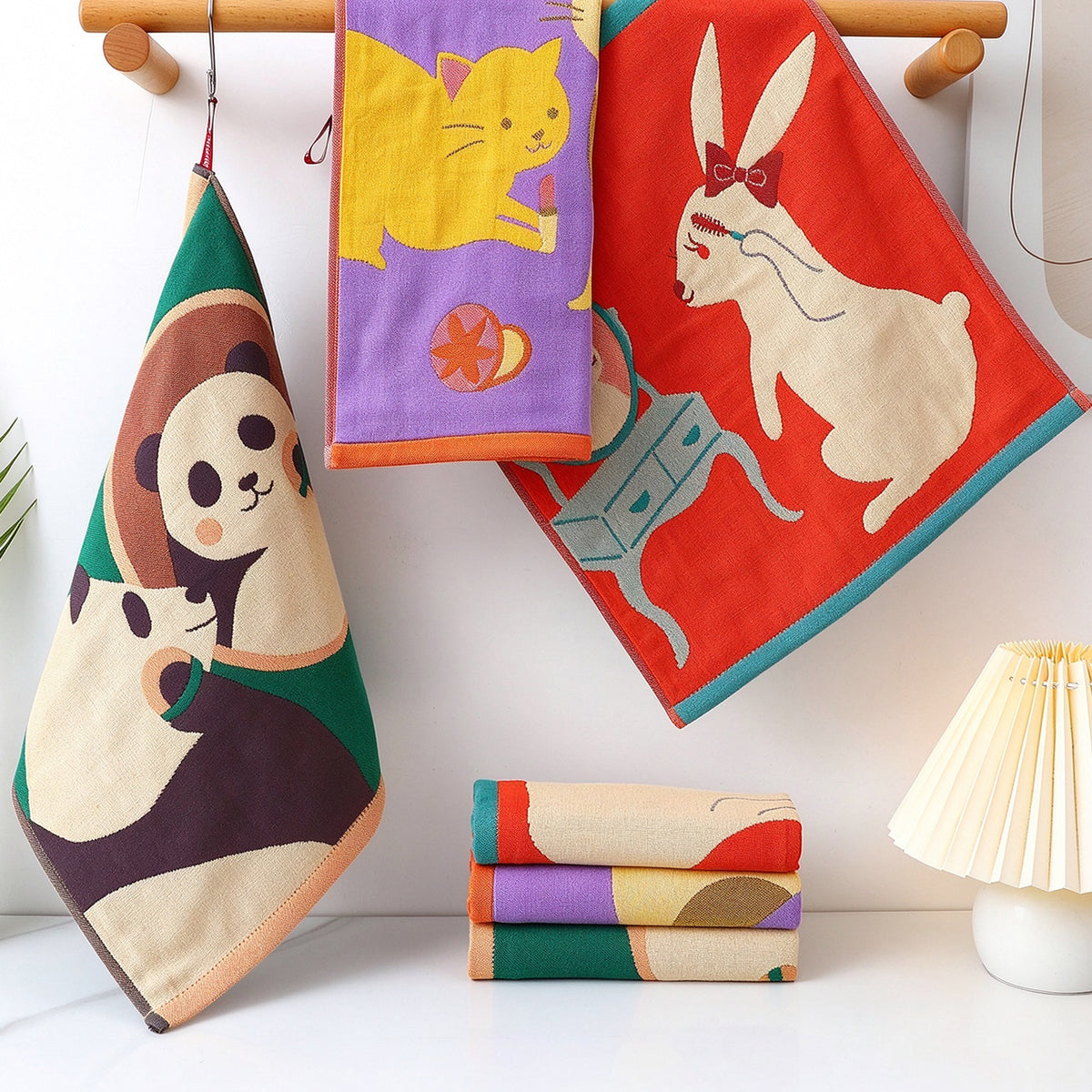 Beauty Animal Series Towels – Set of 3
