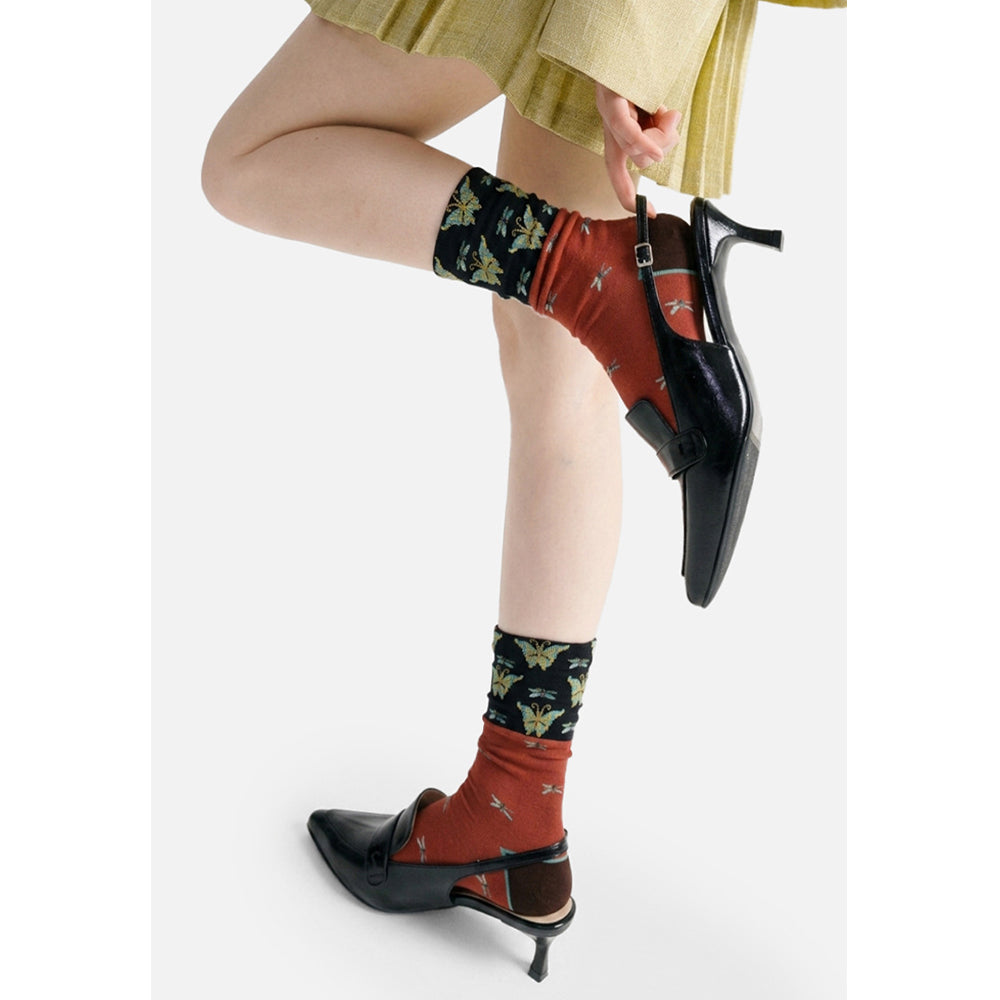 Butterfly Shadows Socks