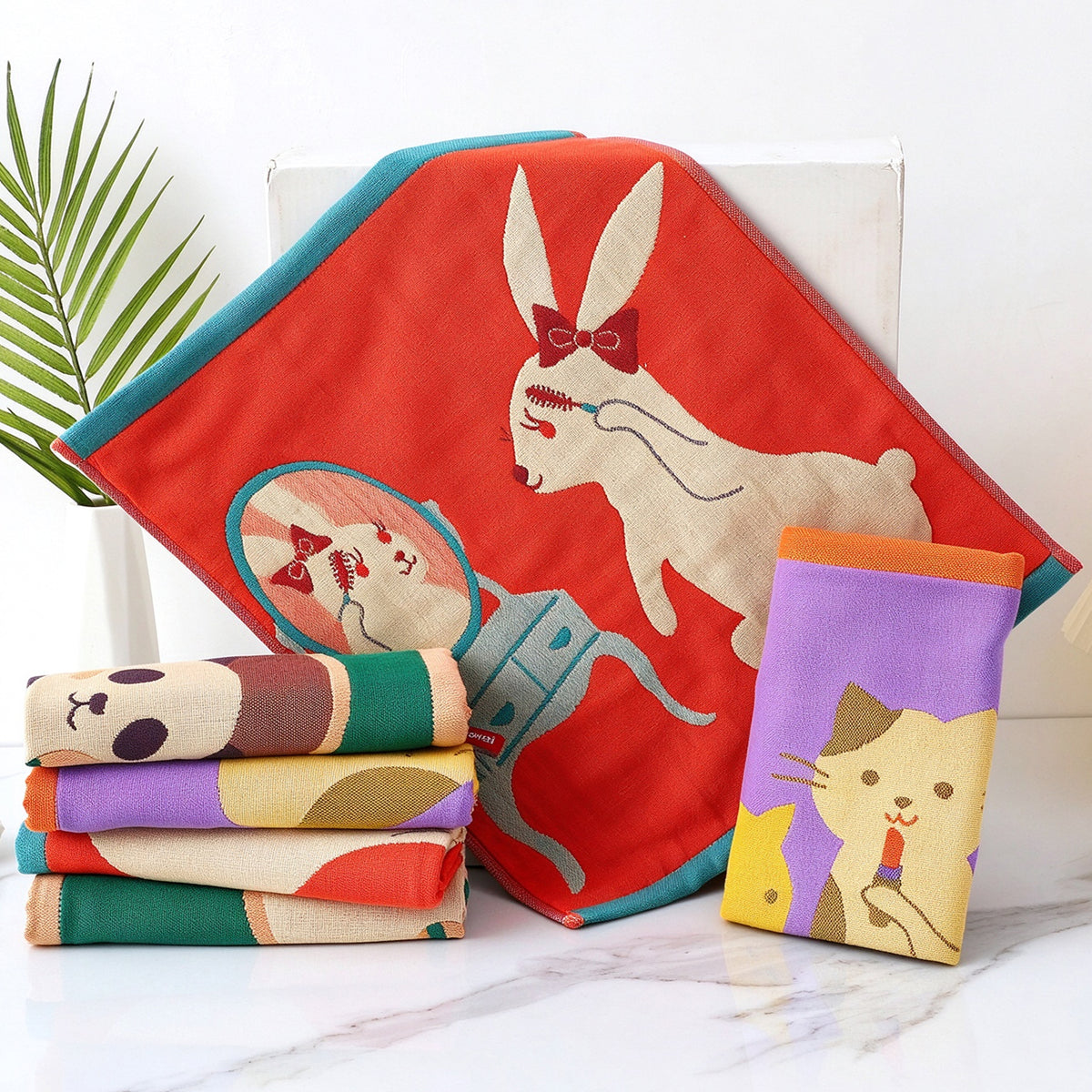 Beauty Animal Series Towels – Set of 3