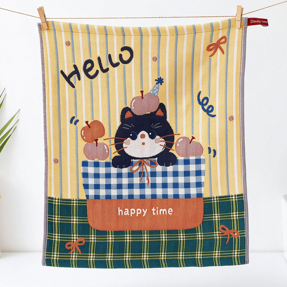 Cat Series Towels – Set of 4