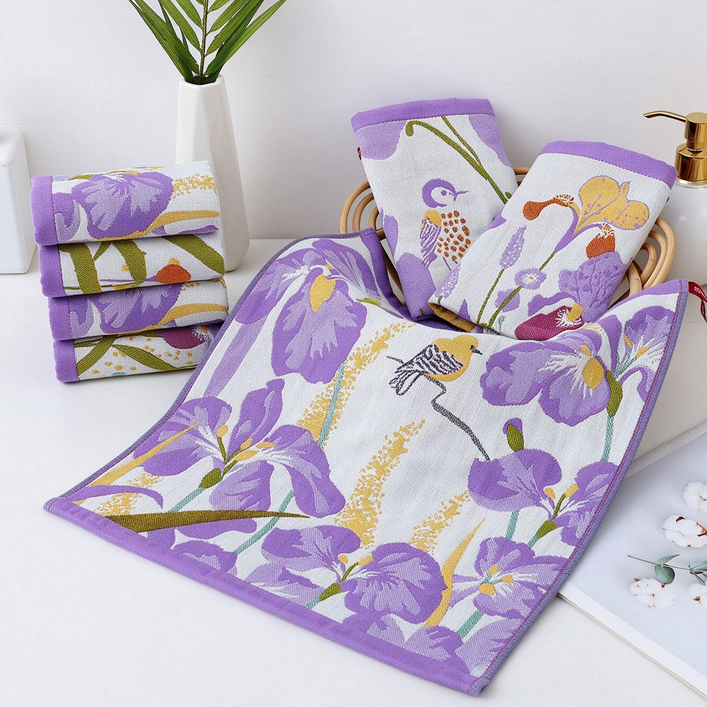 Dreamy Purple Series Towels – Set of 4