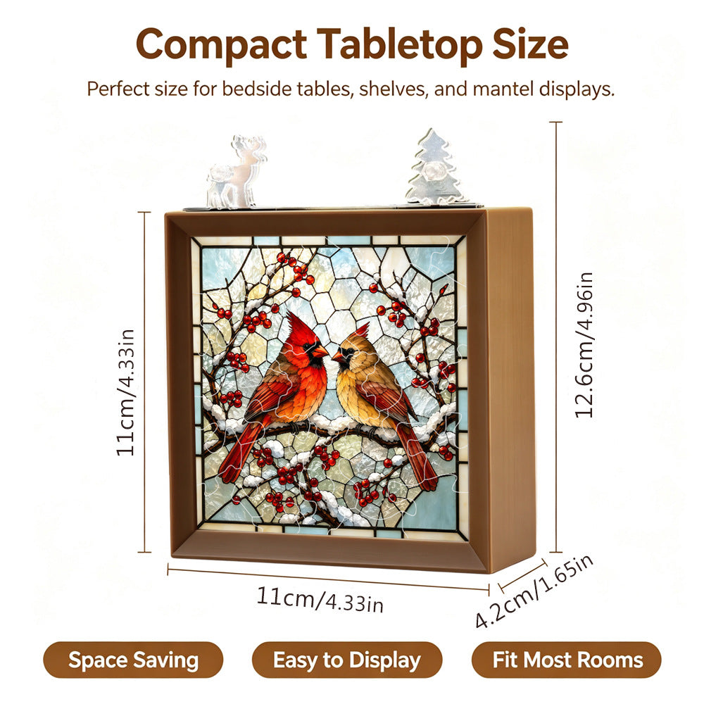 Christmas Glow Acrylic Puzzle Night Light