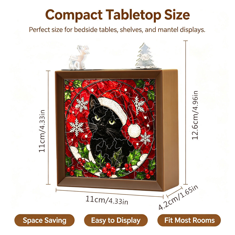 Christmas Glow Acrylic Puzzle Night Light
