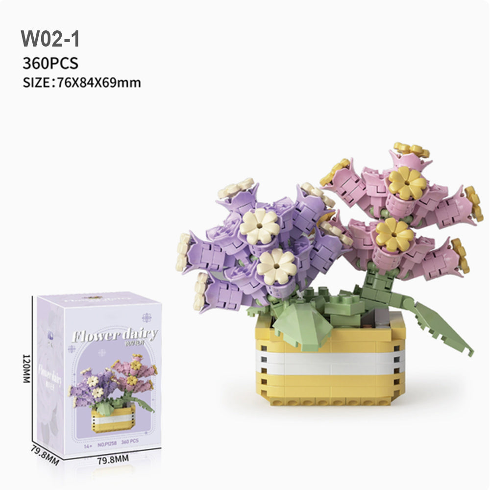 Potted Hyacinth Building Block Set