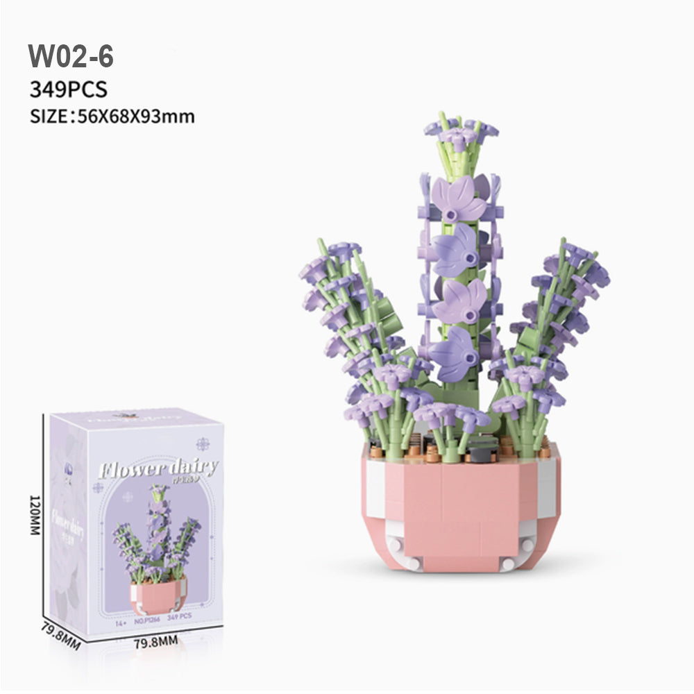 Potted Hyacinth Building Block Set