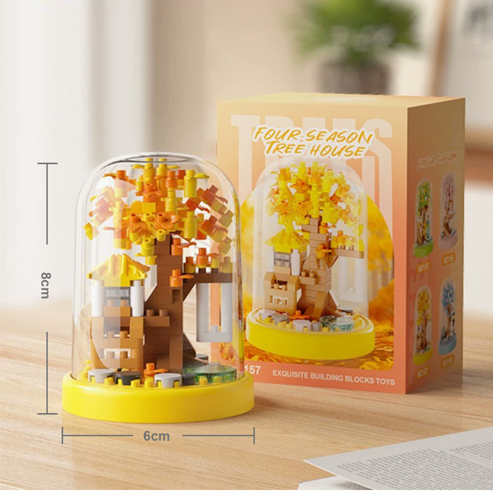 Four Seasons Treehouse Building Block Set