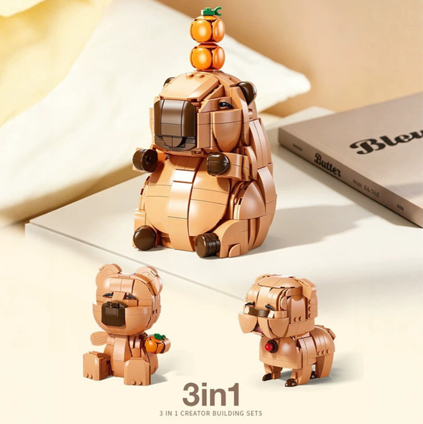 3-in-1 Elephant Building Block Set