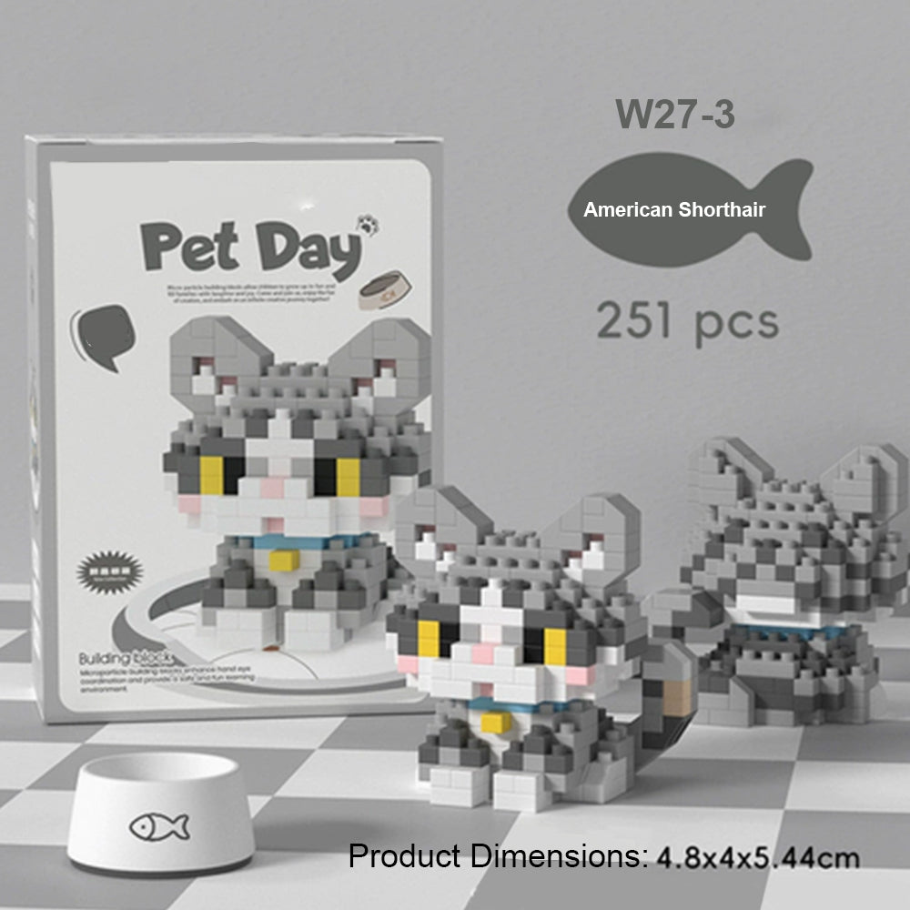 Brick Cats - The Mini Brick Dog Collection