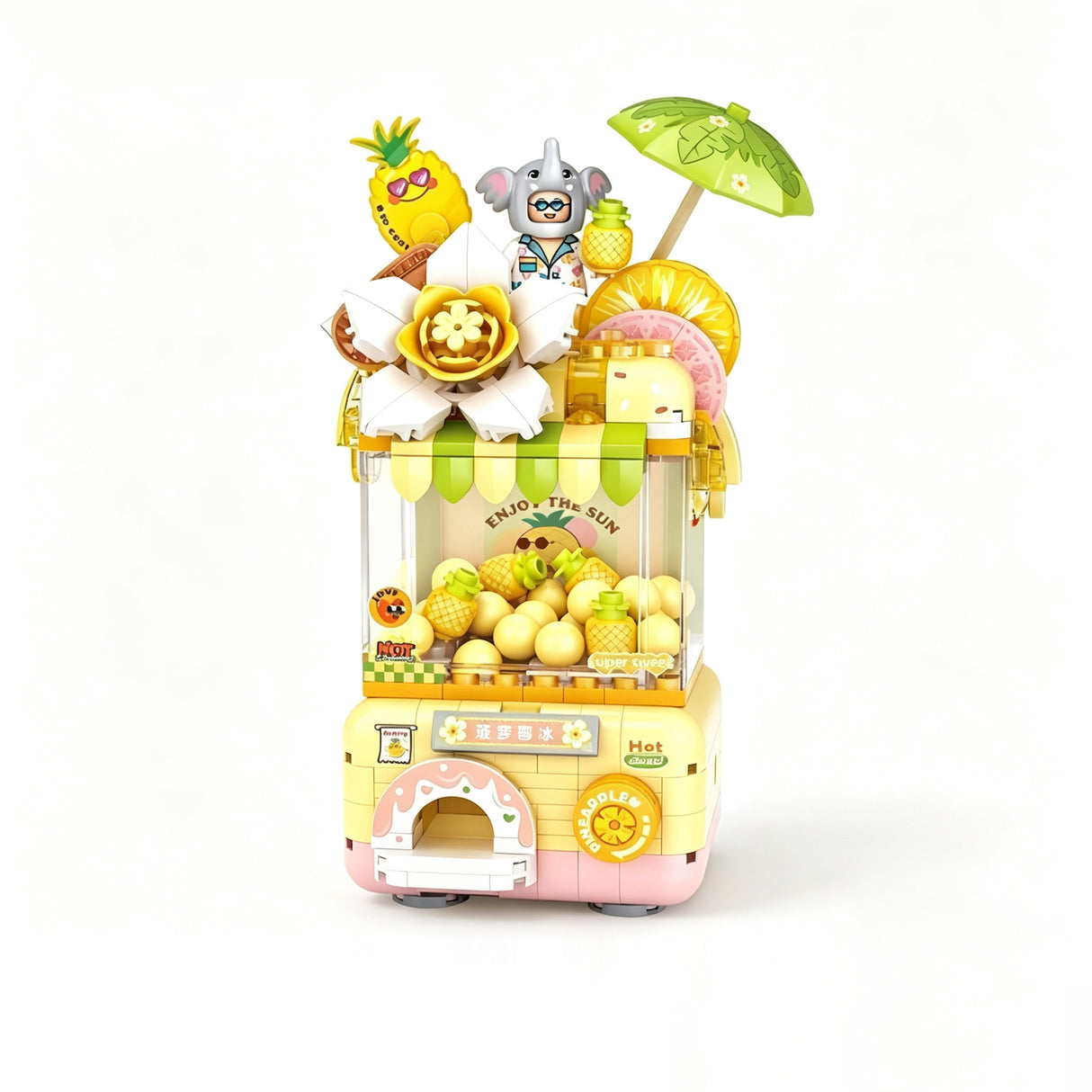Dopamine Mini Gacha Machine Building Block Set