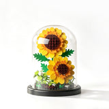 Glass Dome Sunflower Building Block Set
