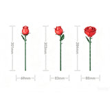 Red Rose Building Bouquet Set