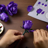 Violet Rose Building Bouquet Set