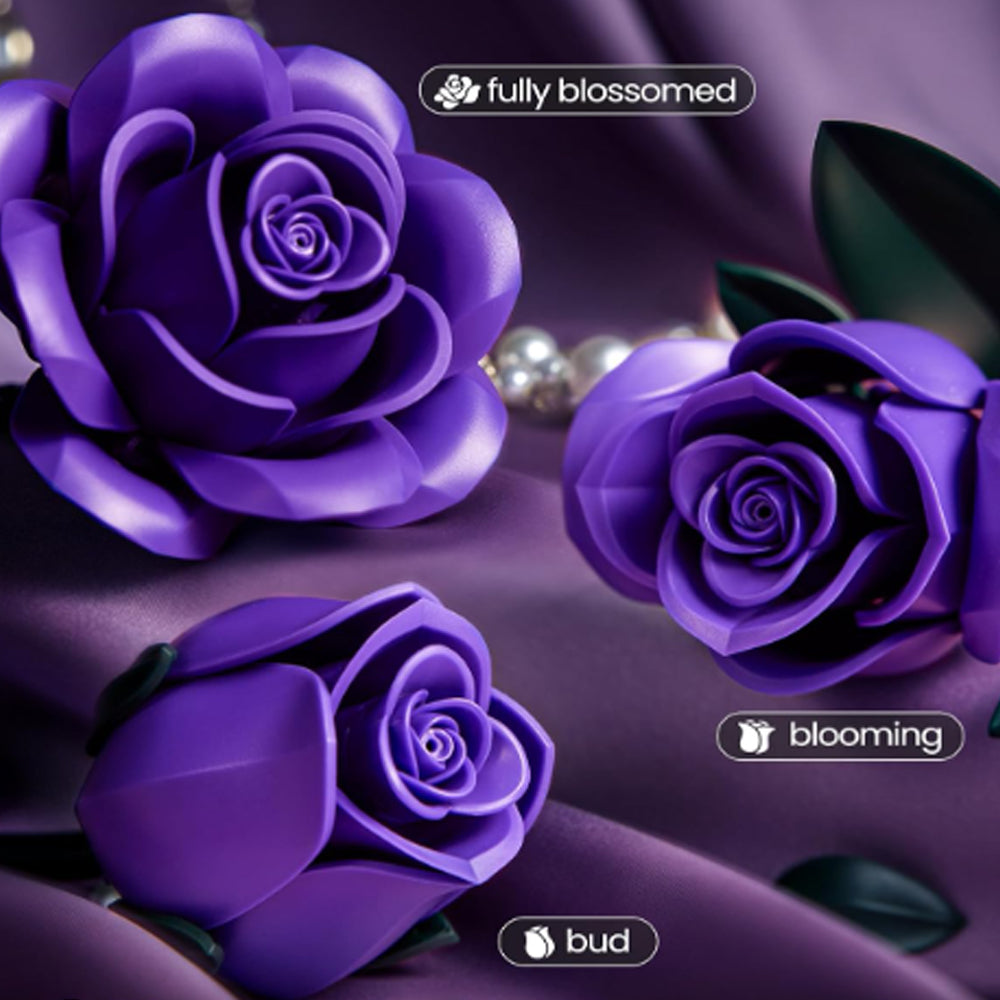 Violet Rose Building Bouquet Set