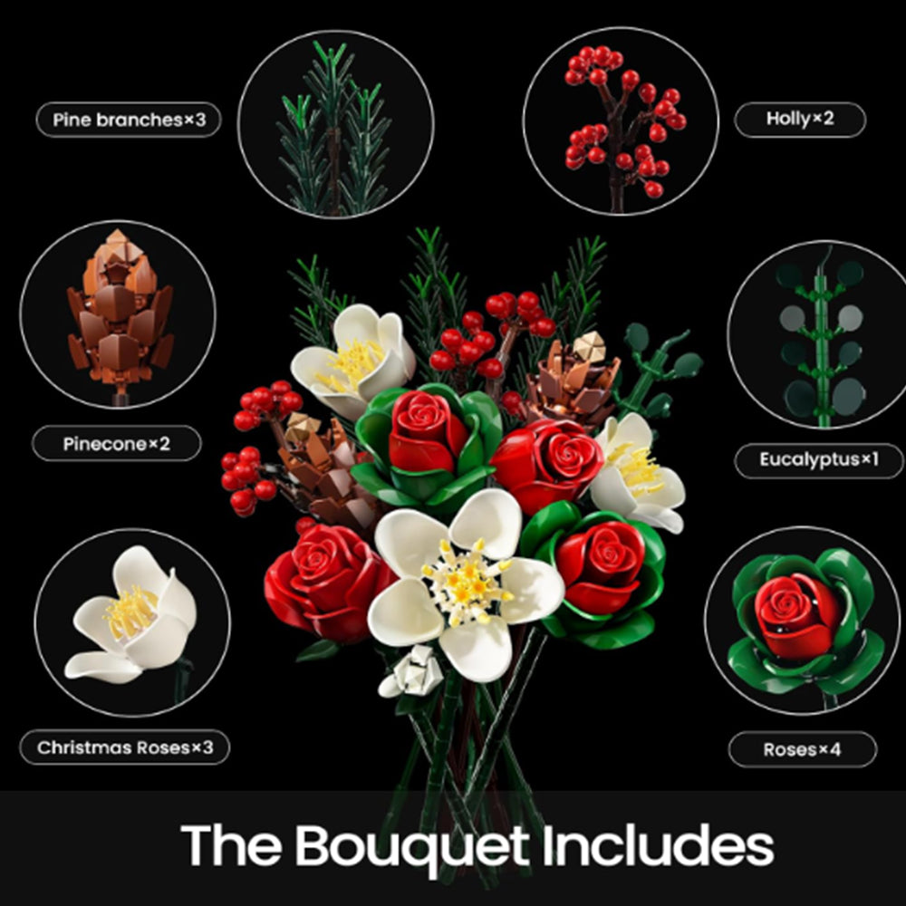 Stellar Rose Building Bouquet Set