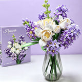 Purple Romantic Building Block Bouquet Set