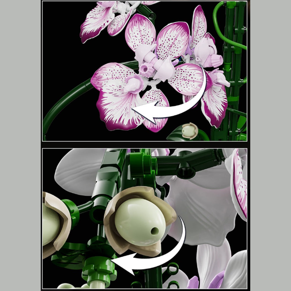 Dancing Orchid Bonsai Building Block Set