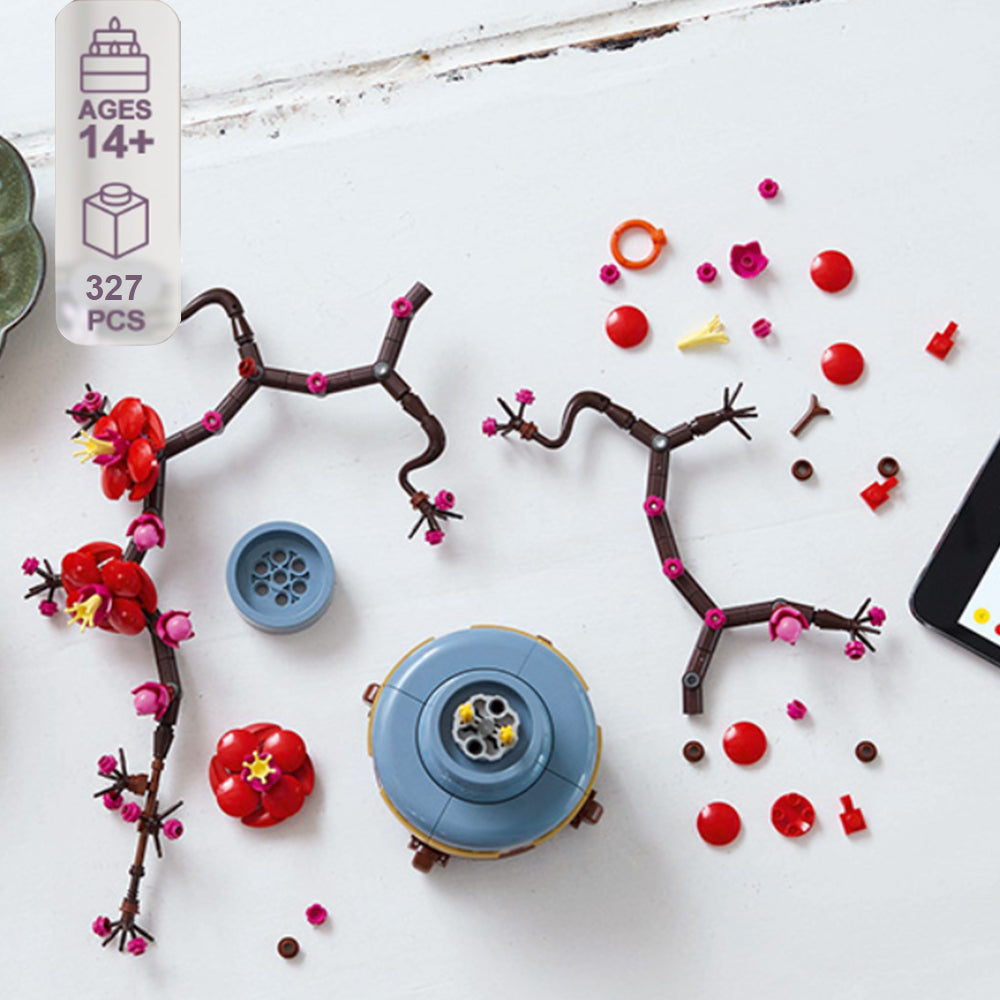 Snow Plum Bonsai Building Block Set