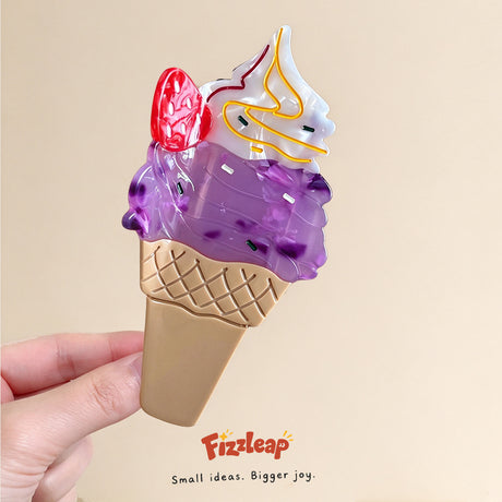 Purple Ice Cream Cone Claw