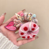Donut Felt Stretch Scrunchie