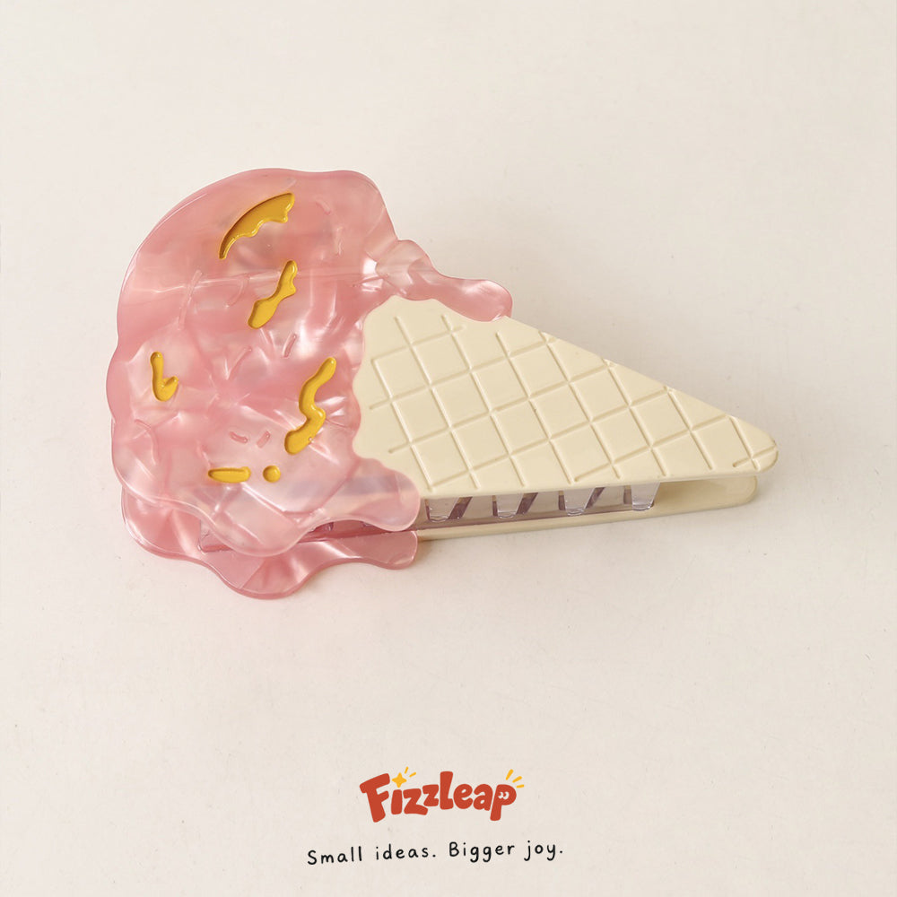 Pink Ice Cream Cone Claw