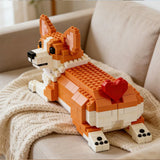 Heart Corgi Building Block set
