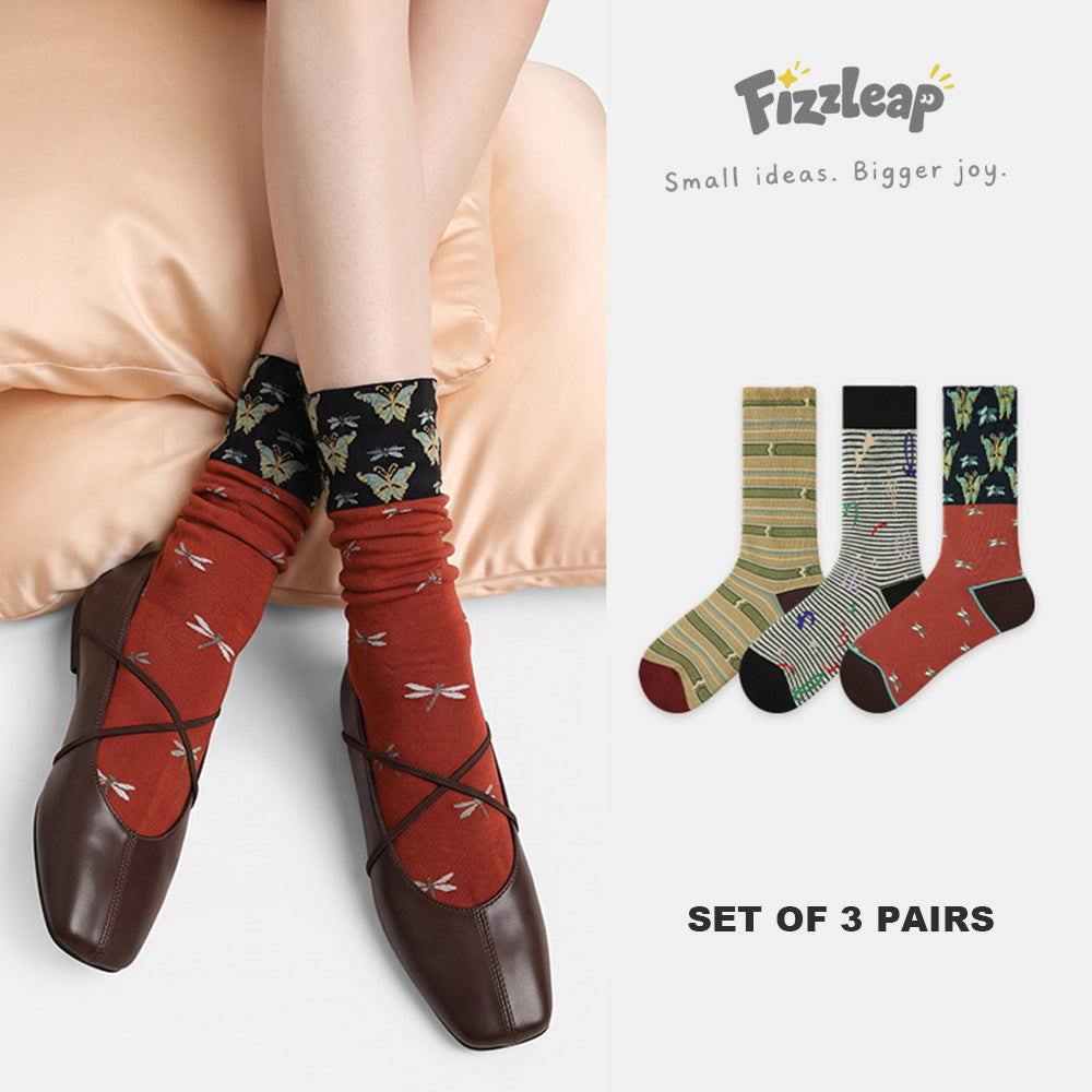 Butterfly Shadows Socks