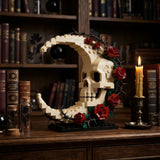 Crimson Moon Skull Building Block Set