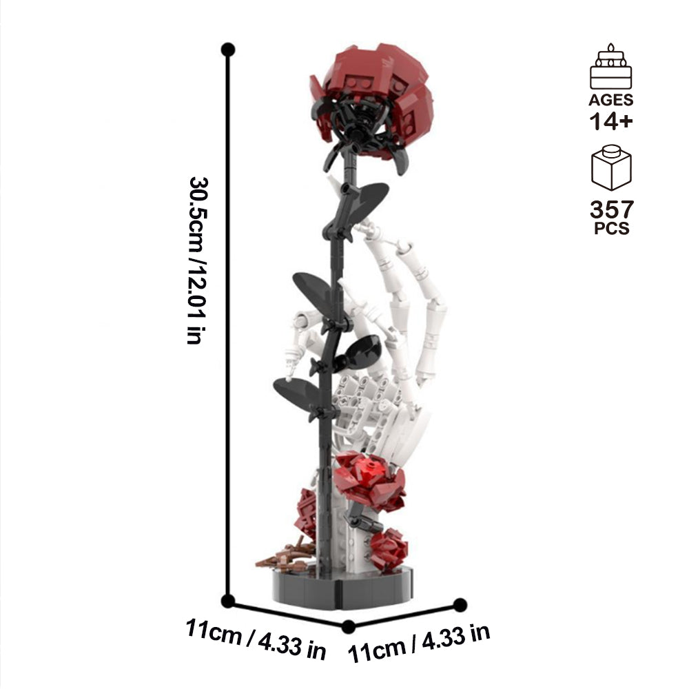 Rose Hourglass Building Block Set