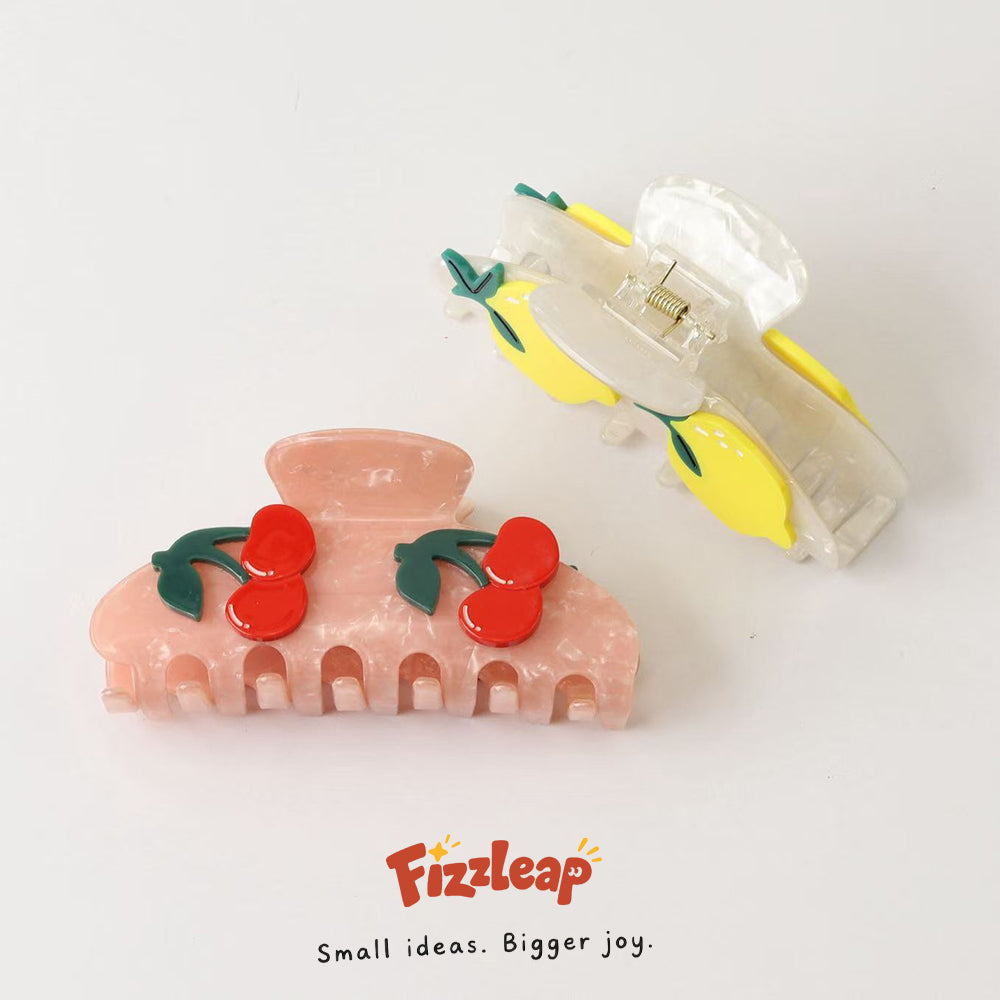 3D Cherry Appliqué Claw