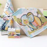 Crayon Animal Series Towels – Set of 4