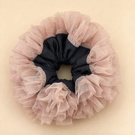 Denim & Lace Princess Scrunchie