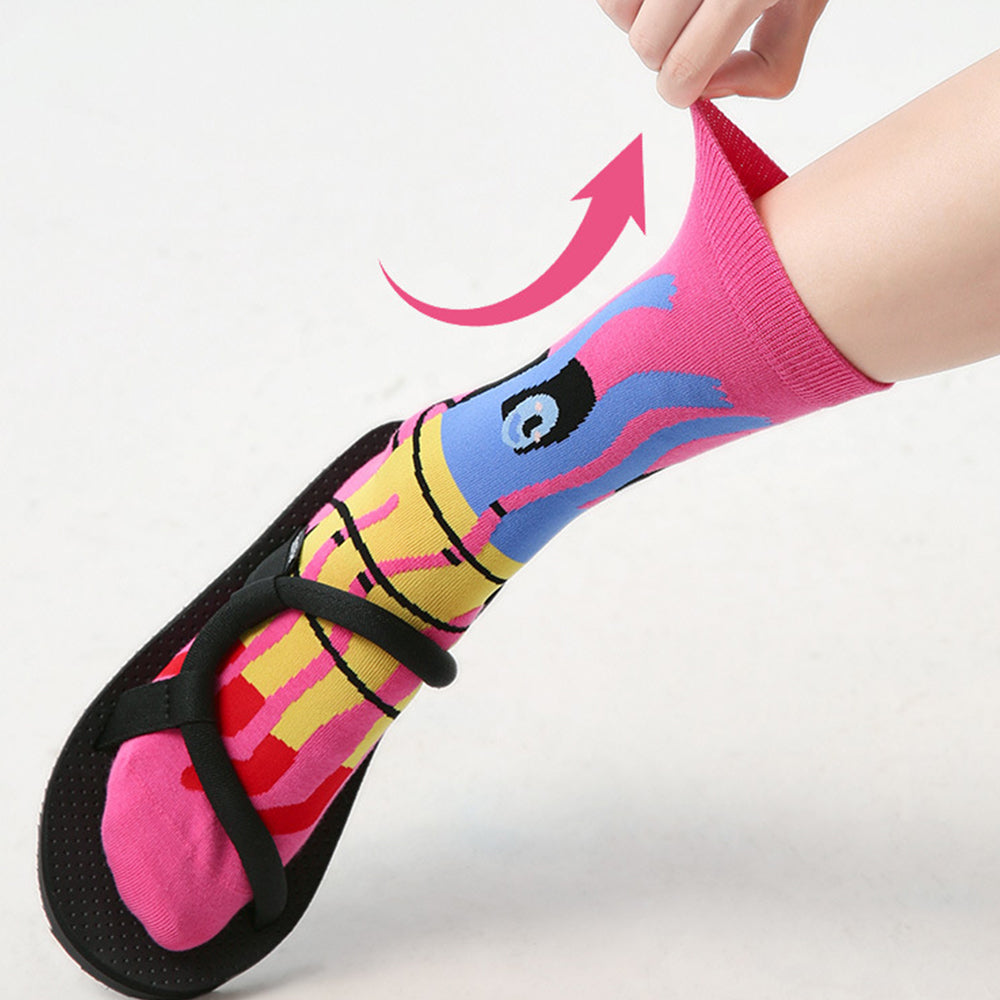 Art Illustration Socks