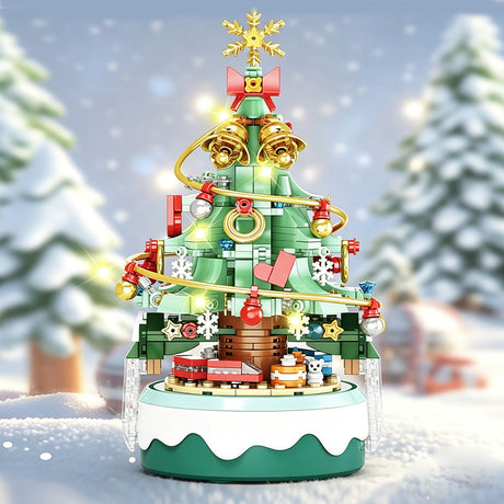 Christmas Music Box Building Block Set