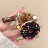 Donut Felt Stretch Scrunchie