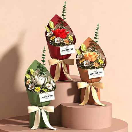 Handheld Rose  Building Bouquet Set