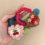 Felt Heart Stretch Scrunchie