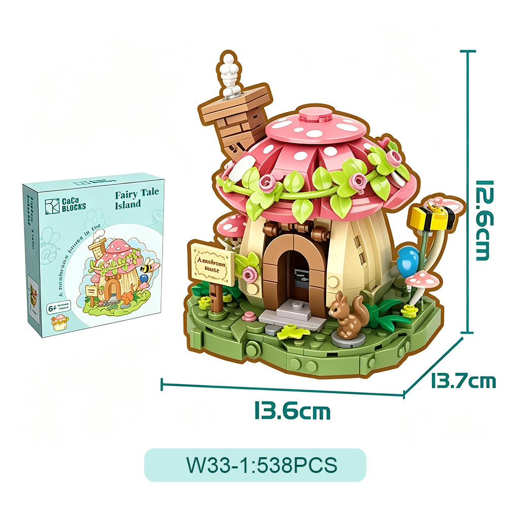 Fairy Tale Town Building Block Set