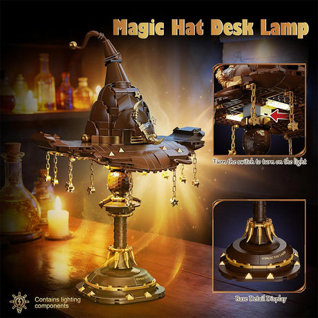 Magic Hat Desk Lamp Building Block Set