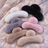 Rex Rabbit Fur Large Claw Clip