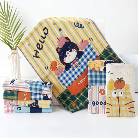 Cat Series Towels – Set of 4