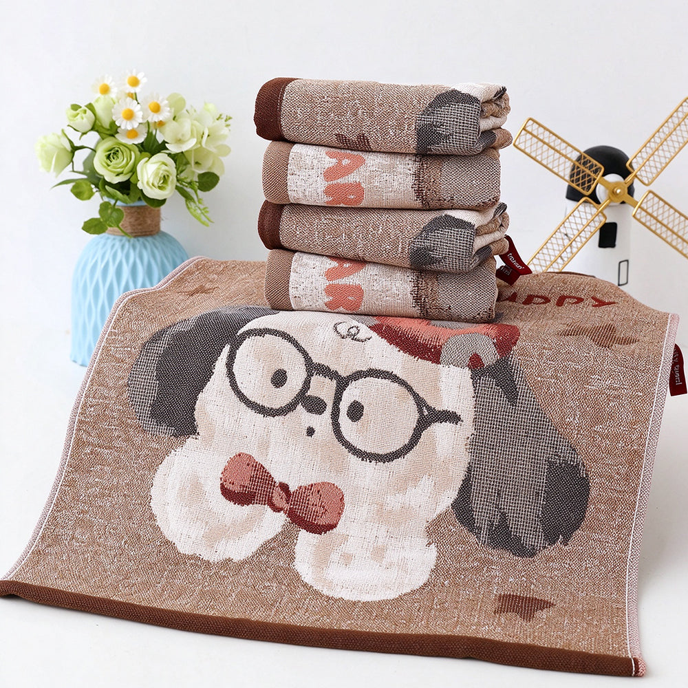 Puppy & Bear Series Towels – Set of 2