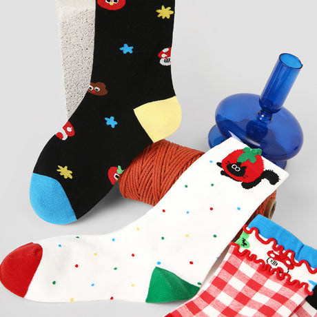 Lucky Persimmon Socks
