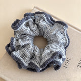 Fluffy Cedar Knit Scrunchie
